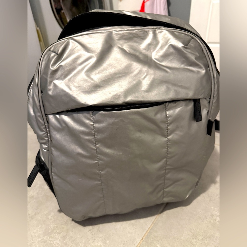 CALPAK Silver Backpack